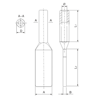 Compression terminal clamp al terminal clamp(compression type)