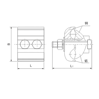 Specific form parallel-groove clamp