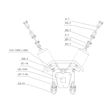 Insulator suspension string (type V)