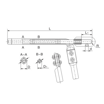 Strain clamps for HRAAS conductor(gydraulic compression)