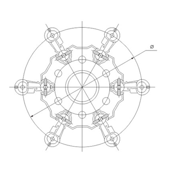 Acers-dampers for six-bundle conductor