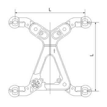 Acers-dampers for four-bundle conductor(330KV line)