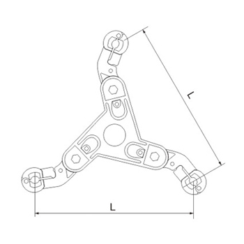 Acers-dampers for three-bundle conductor(330KV line)