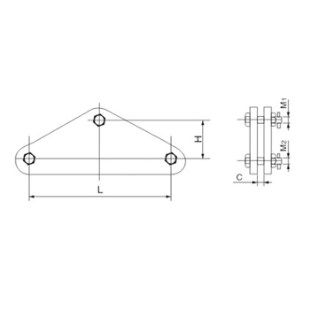 Double yoke plates