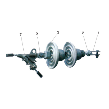 10KV aerial insulation wire strain string installation drawing(1) (2)